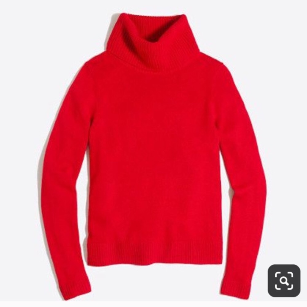 J-Crew Turtleneck Sweater - Red - S
